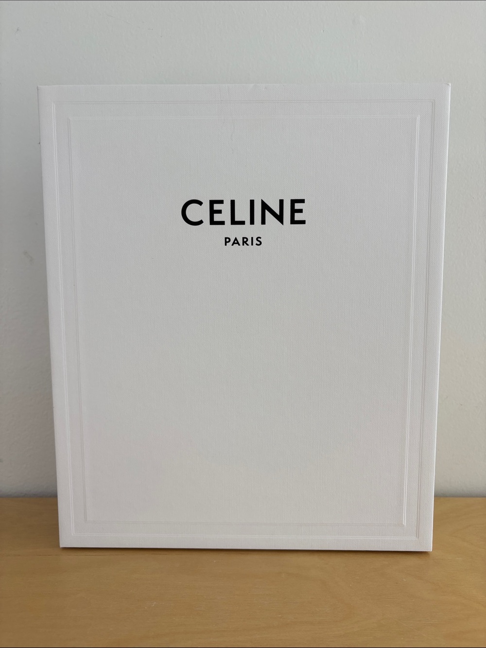Celine Black on White box